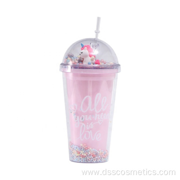 Summer ice cup microview Straw Water cup